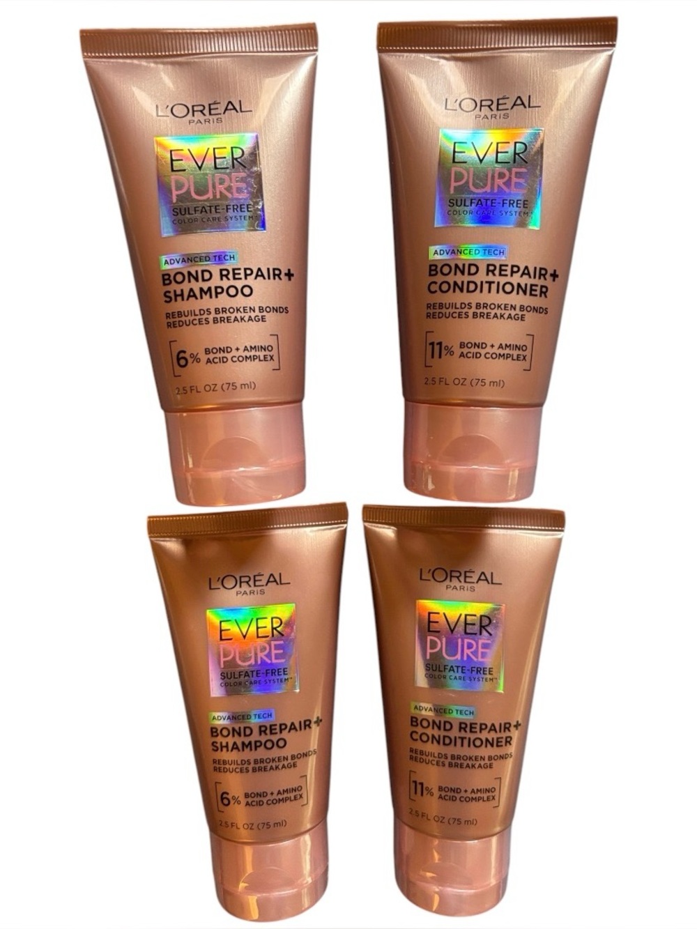 L’Oréal Paris Travel Bundle | Sulfate Free Bond Repair + Shampoo Conditioner 2